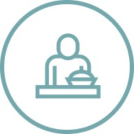 Gewichts und Essthematiken